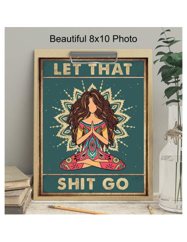 Arte de Pared Zen Decor - Marco Roble Blanco 20x25 cm