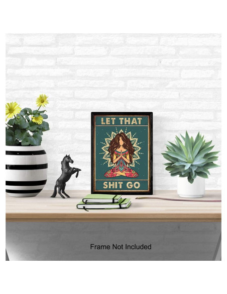 Arte de Pared Zen Decor - Marco Roble Blanco 20x25 cm