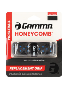 Agarre de Reemplazo GAMMA Panal para Pickleball Negro/Azul