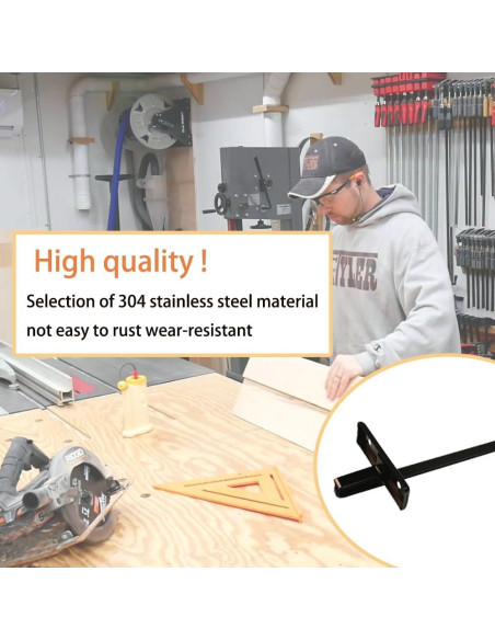 Guía de Corte para Sierra Circular Pro-PeePi 90568785 Acero