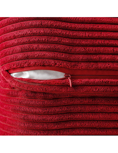 Funda de Cojín Decorativa MIULEE 45x45 cm Juego de 2 Rojo