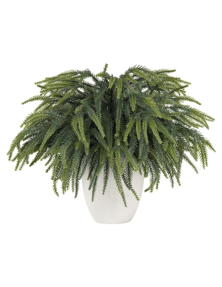 30 Ramas de Pino Norfolk HOHOTIME para Decoración Navideña