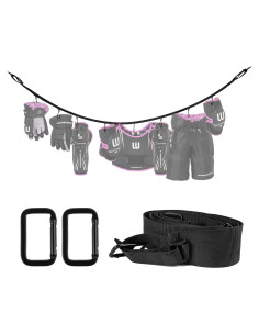 Soporte de Hockey Portátil JYSILIYH 147 cm con 2 Ganchos Ajustables