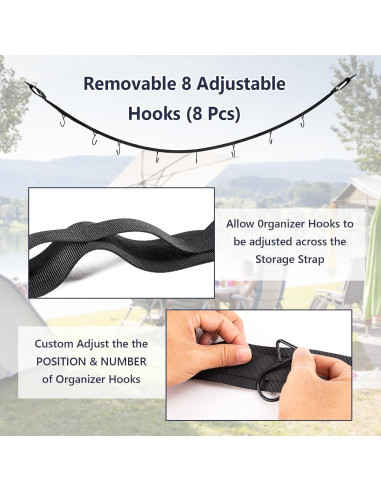 Soporte de Hockey Portátil JYSILIYH 147 cm con 2 Ganchos Ajustables