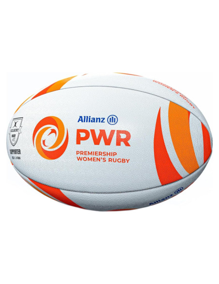 Balón de Rugby Femenino Gilbert Premiership Tamaño 5