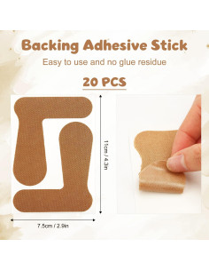 20 Cintas de Soporte para Pulgar Gosknor, Algodón Elástico 2