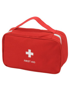 Bolsa de Primeros Auxilios Vacía TOPASION 24x14 cm Roja