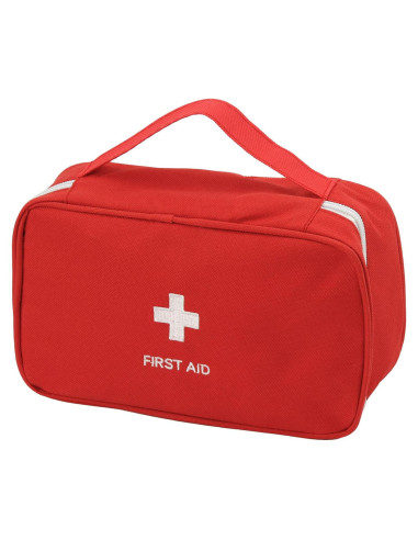 Bolsa de Primeros Auxilios Vacía TOPASION 24x14 cm Roja