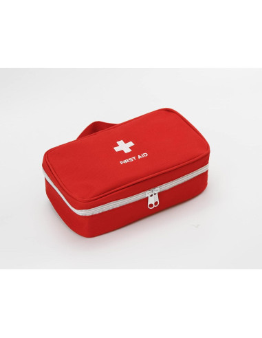 Bolsa de Primeros Auxilios Vacía TOPASION 24x14 cm Roja