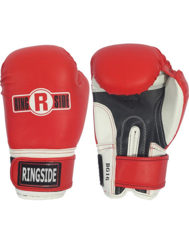 Guantes de Sparring Ringside BG16 YTH Juvenil Negro/Rojo