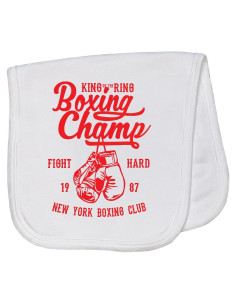 Pañal de Bebé Inktastic Campeón de Boxeo Blanco