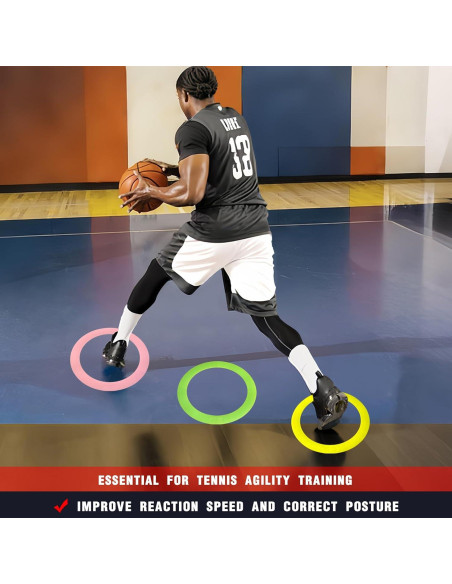 Anillo de Agilidad Antideslizante Bibahala - 3 Pcs, 47.4 cm