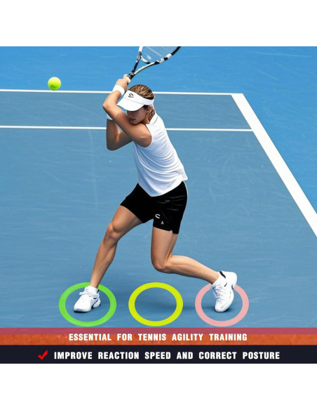 Anillo de Agilidad Antideslizante Bibahala - 3 Pcs, 47.4 cm