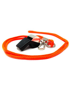 Silbato Metálico Franklin Sports con Protector de Labios