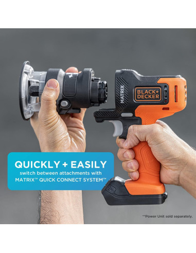 Accesorio Router y Sierra de Calar BLACK+DECKER BDCMTR