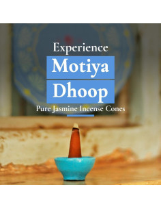 Conos de Incienso Motiya Boond - Jazmín Puro Natural 25 Unidades 2