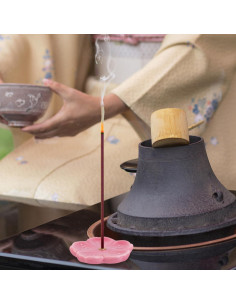 Plato de Incienso Cerámica Didiseaon 2 Pcs Floral 4.2 cm 2