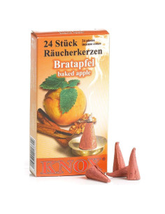 Conos de Incienso Knox Aroma Manzana Horneada 24 Piezas