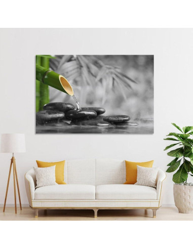 Póster Zen Minimalista en Lienzo 40x60cm Sin Marco