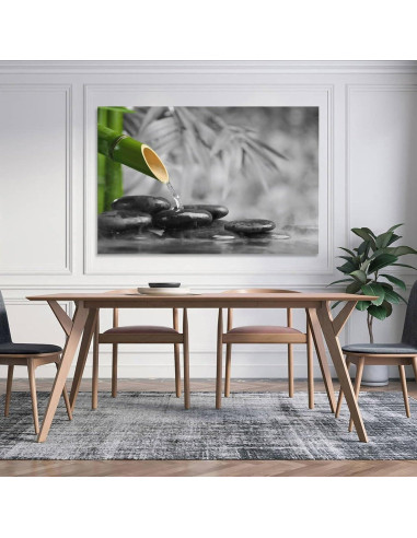 Póster Zen Minimalista en Lienzo 40x60cm Sin Marco