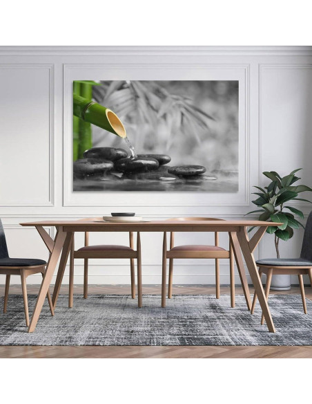 Póster Zen Minimalista en Lienzo 40x60cm Sin Marco