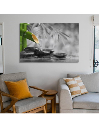 Póster Zen Minimalista en Lienzo 40x60cm Sin Marco