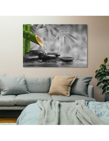 Póster Zen Minimalista en Lienzo 40x60cm Sin Marco