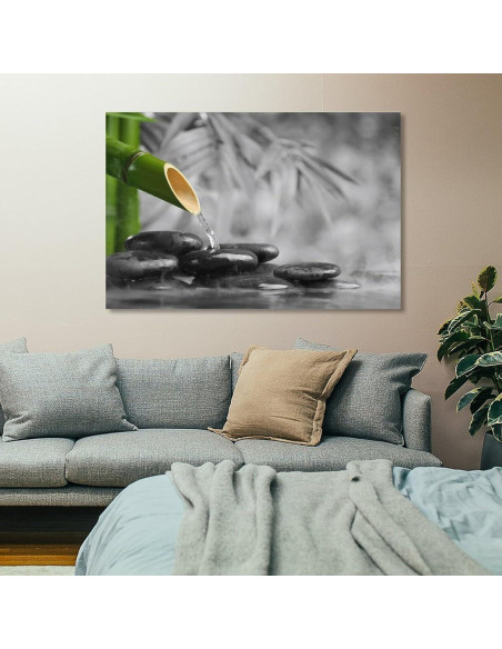 Póster Zen Minimalista en Lienzo 40x60cm Sin Marco