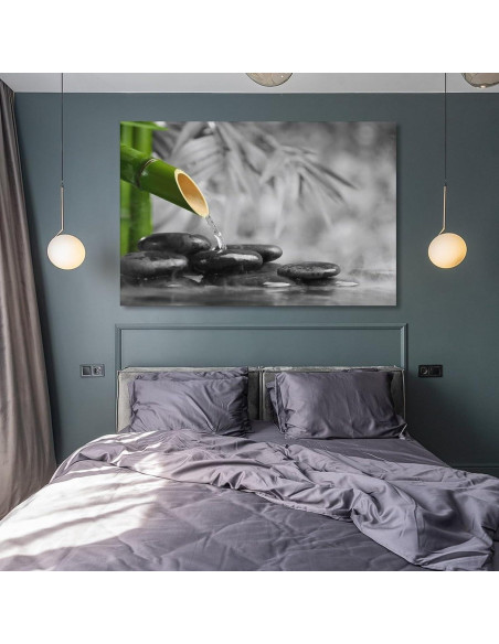 Póster Zen Minimalista en Lienzo 40x60cm Sin Marco