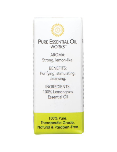 Aceite Esencial de Hierba Limón Pure Essential Oil 9.4 ml