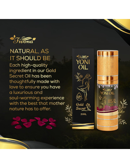 Aceite Yoni Fivona Gold Secret 81g - Hidratante Natural Femenino