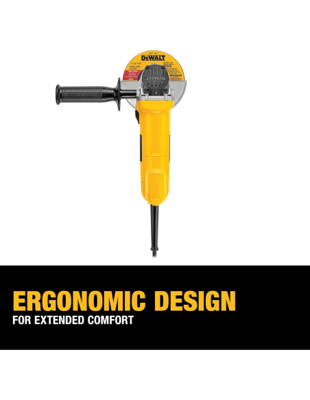 Molino de Ángulo DEWALT DWE4011 4.5" 850W Protección