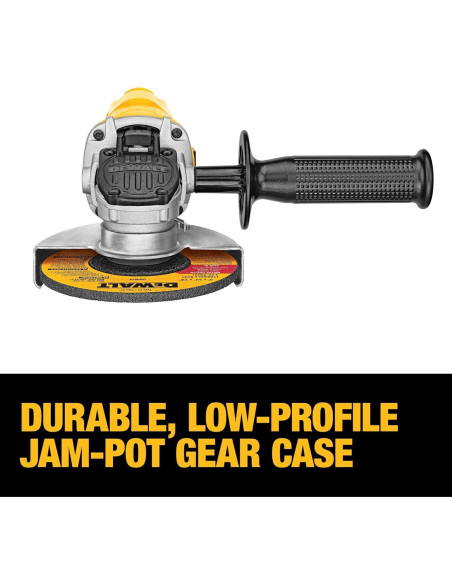 Molino de Ángulo DEWALT DWE4011 4.5" 850W Protección