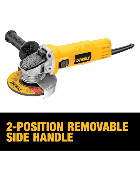 Molino de Ángulo DEWALT DWE4011 4.5" 850W Protección