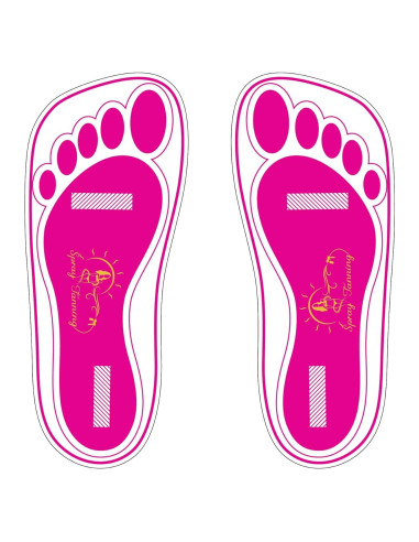 60 Pares Almohadillas Desechables Bronceado HeeStar Rosa 27.7cm