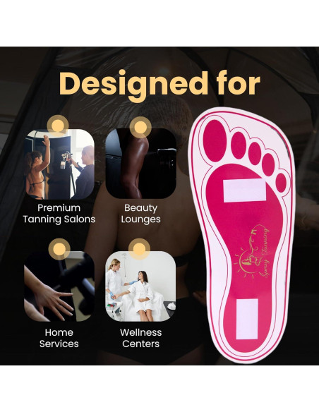 60 Pares Almohadillas Desechables Bronceado HeeStar Rosa 27.7cm