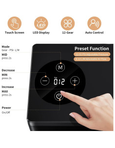 Kit de Aerógrafo RDSWA con Compresor 12 Velocidades 51psi 2