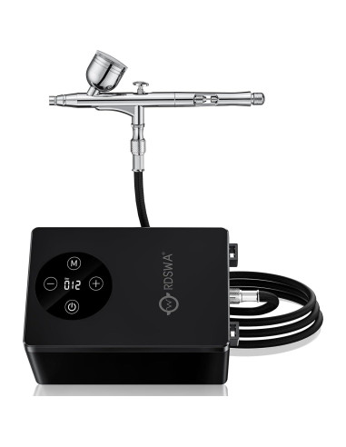 Kit de Aerógrafo RDSWA con Compresor 12 Velocidades 51psi