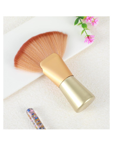 Brocha de Polvo Grande ValueBargain para Maquillaje y Bronceado 15 cm