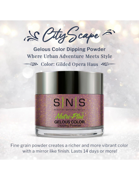 Polvo Dipping SNS Gilded Opera Haus 42.52 g - Bronce Metálico