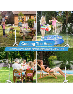 Mister de Patio Pocket Panda 114 cm con 5 Boquillas de Rocío 2