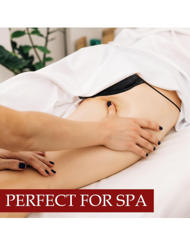 100 Braguitas Desechables Tanga Negra para Mujeres - Spa y Bronceado