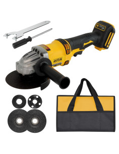 Amoladora Angular Inalámbrica Retek 21V 8000 RPM 4.5" Cuchillas