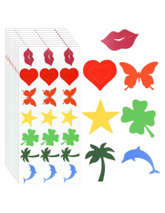210 Calcomanías Autoadhesivas para Bronceado XIHIRCD Multicolor