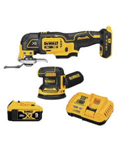 Kit DEWALT 20V MAX Lijadora Orbital y Herramienta Oscilante