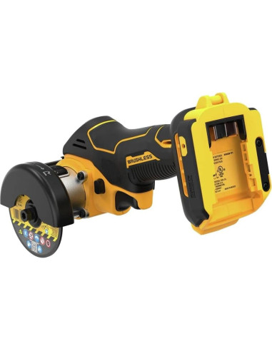 Amoladora Angular Inalámbrica DEWALT 20V MAX 3" DCS438E1