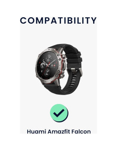 Cargador USB-C kwmobile para Huami Amazfit Falcon - 1m Negro 2