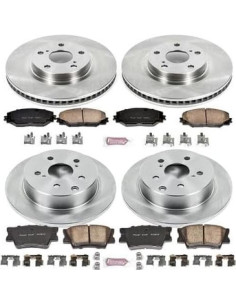 Kit de Frenos Power Stop KOE4101 Cerámica para Toyota RAV4 2006-2018 2