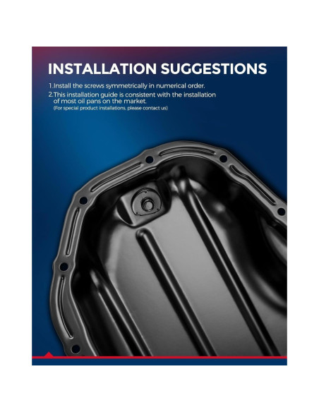 Bandeja de Aceite de Transmisión KAX 265-836 para Toyota