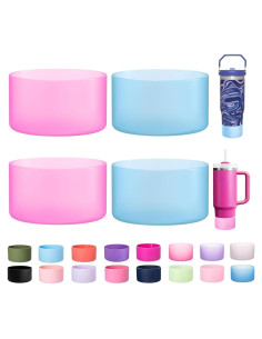 Paquete de 4 Botas de Silicona LONPARRY para Stanley Cup 30-40 oz